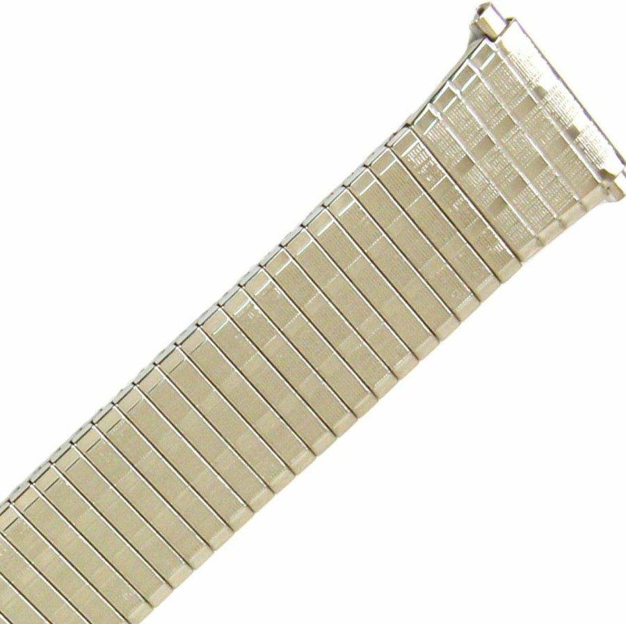 Best Speidel Speidel Usa 18-22Mm Silver Nos Old Stock Ultra Thin Tapered Watch Band Strap