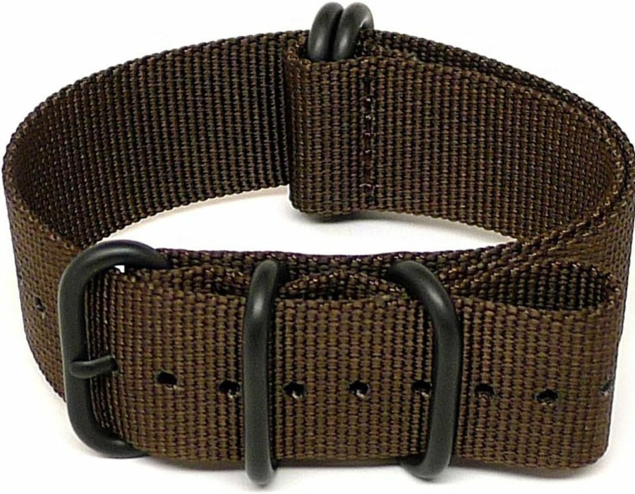 Clearance Da Luca Ballistic Nylon Military Watch Strap (Pvd Buckle) 18Mm 20Mm 22Mm 24Mm 26Mm