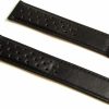 Hot Watchstrapworld Watchstrapworld Th-Car19-01-0111-19 Mm Black Sports Perforated Leather Deployment Watch Band With Black Stitching Compatible With Tag Heuer Carrera Models Listed Below