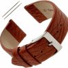 Clearance Gilden Gilden Uni 20-24Mm No-Stitch Distressed Calfskin Leather Watch Band F70