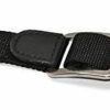 Clearance Cuir De Lyon Hook And Loop 20Mm Black Leather Nylon Waterproof Sport Diver Watch Band Strap Fits Expedition And Others