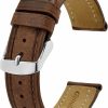 Hot BISONSTRAP Bisonstrap Watch Strap, Vintage Leather Replacement Bracelet, Band Width-14Mm 15Mm 16Mm 17Mm 18Mm 19Mm 20Mm 21Mm 22Mm 23Mm 24Mm