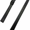 Online NewLife 10Mm Long, Black, Flat, Elegant Calfskin Leather Watchband | Thin, Narrow Genuine Leather Replacement Watchstrap That Brings New Life To Any Watch (Womens Long Length)