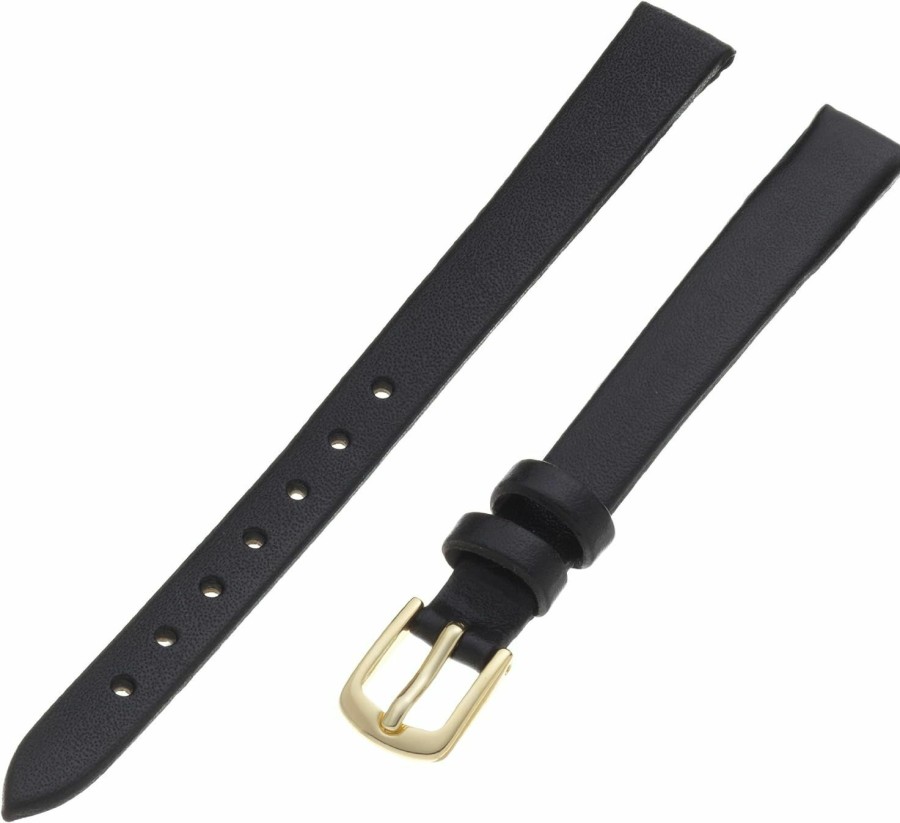 Clearance Hadley-Roma Hadley-Roma Women'S 10Mm Leather Watch Strap, Color:Black (Model: Lsl702La 100)