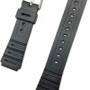 Wholesale NewLife Newlife 18Mm Black Pvc Material Rubber Watch Band - Comfortable And Durable Replacement Wrist Strap For Men And Women