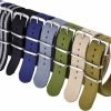 Clearance Ritche Ritche Military Ballistic Nylon Strap 8 Packs 18Mm 20Mm 22Mm Watch Band Nylon Replacement Watch Straps For Men Women, Valentine'S Day Gifts For Him Or Her