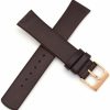 New bullish 18.5Mm Screwing Genuine Leather Watch Strap Replacement For Skagen - 380X Series, 384X Series