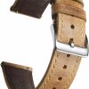 Clearance Getalia Leather Watch Band, Italian Crazy Horse/Oil-Waxed/Vegetable-Tanned Leather, Quick Release Watch Strap For Men And Women, Band Width 18Mm 19Mm 20Mm 21Mm 22Mm