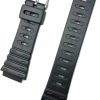 New NewLife Newlife 20Mm Black Rubber Watchband - Comfortable And Durable Pvc Material Watchstrap