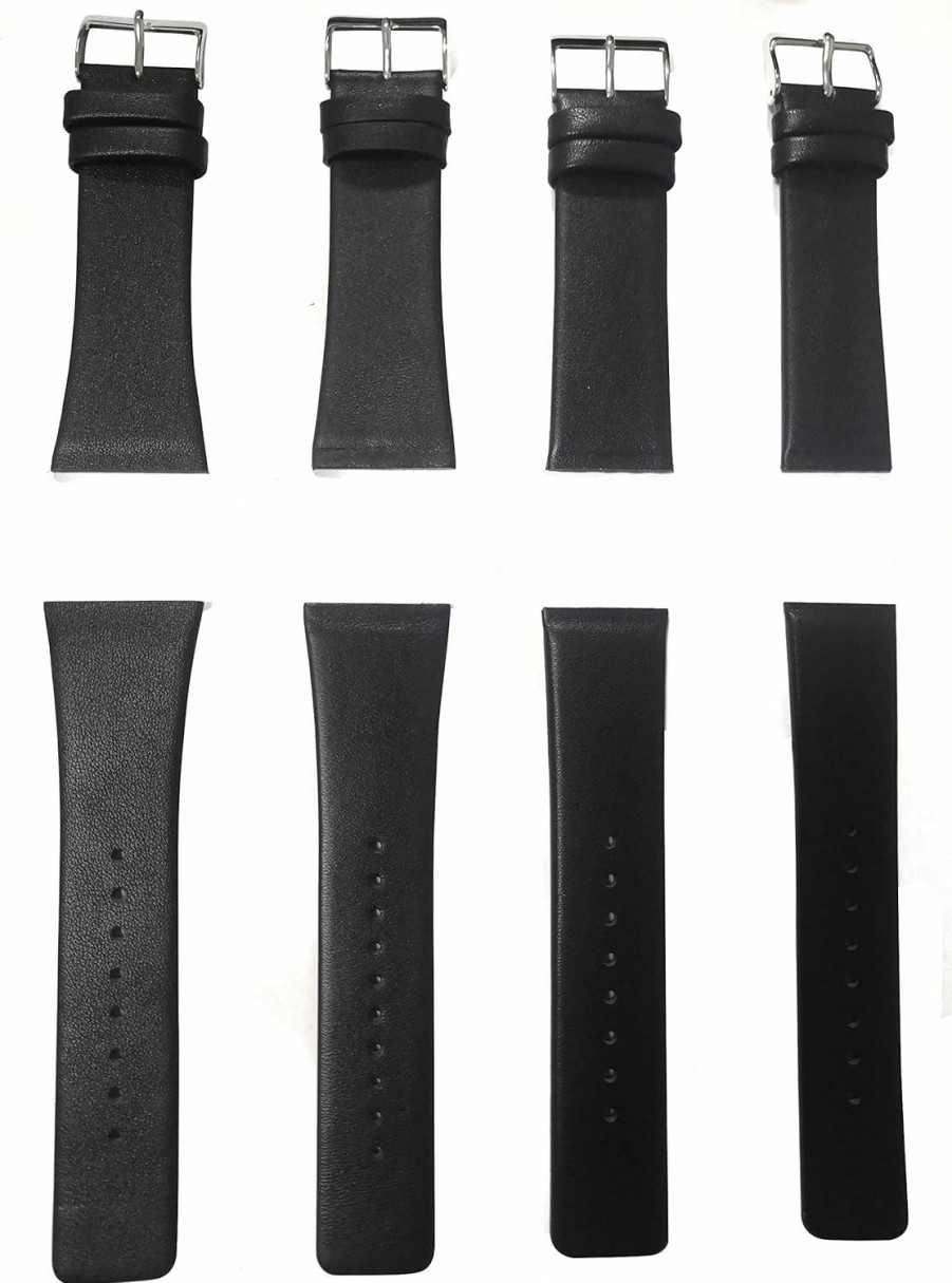 New NZZXTO Replacement Leather Watch Band For Skagen Bering Uni Watches With Screw