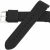 Clearance g24 G24 24Mm Black Silicone Rubber Curved End Dive Watch Band Strap For Curve End Watches