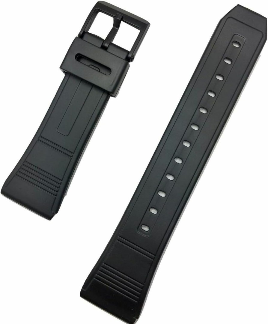 Wholesale NewLife Newlife 22Mm Black Rubber Pvc Material Watch Band | Comfortable, Durable, And Sporty Replacement Wrist Strap That Brings To Any Watch For Men And Women