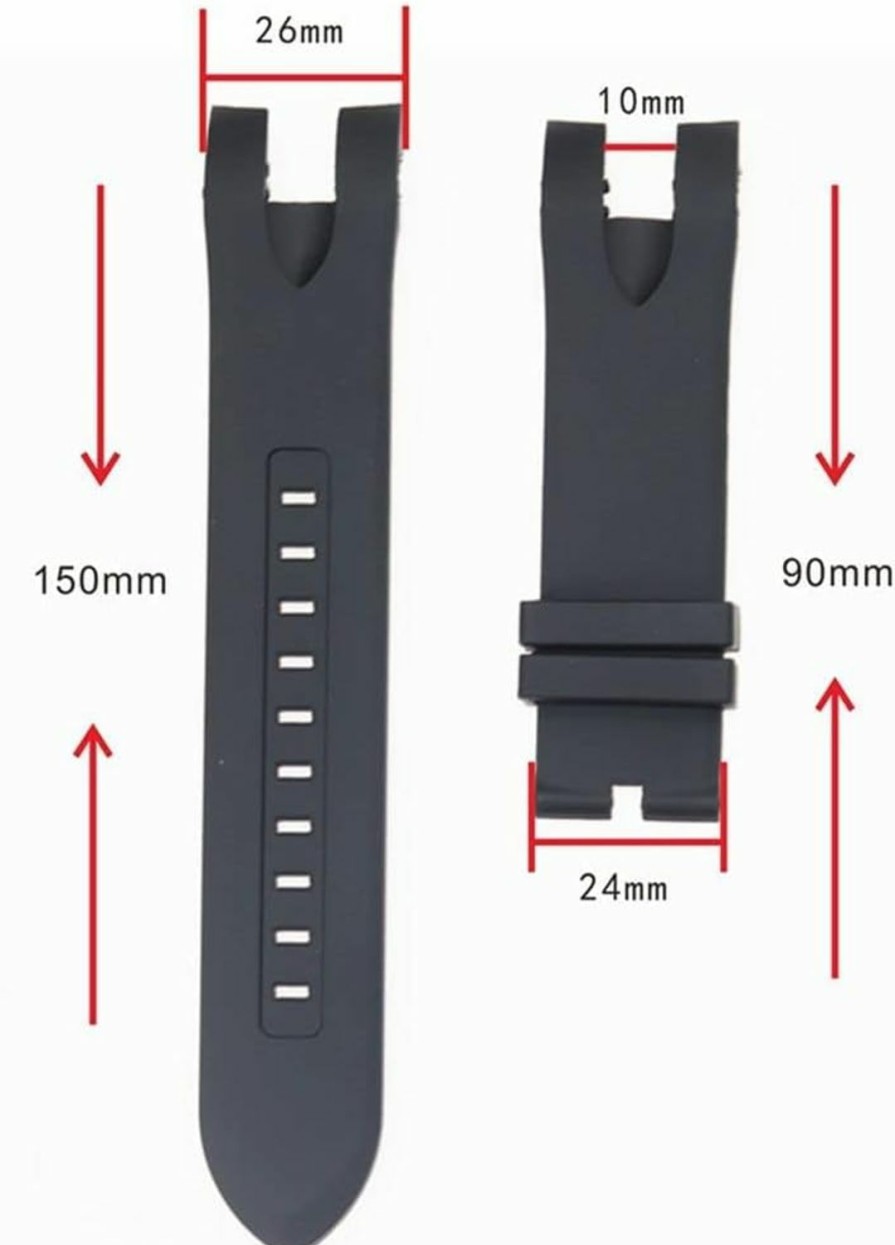 Best Starbands Starbands For Invicta Venom Watch Replacement Rubber Silicone Band/Strap-Invicta Watch Strap 6117 17878 17877 17879