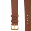 Hot zjchao Zjchao Watch Band, Uni Universal Pin Buckle Watch Strap 12Mm To 22Mm Optional Wide Pu Leather Replacement Watch Straps Accessory Brown For Men Women