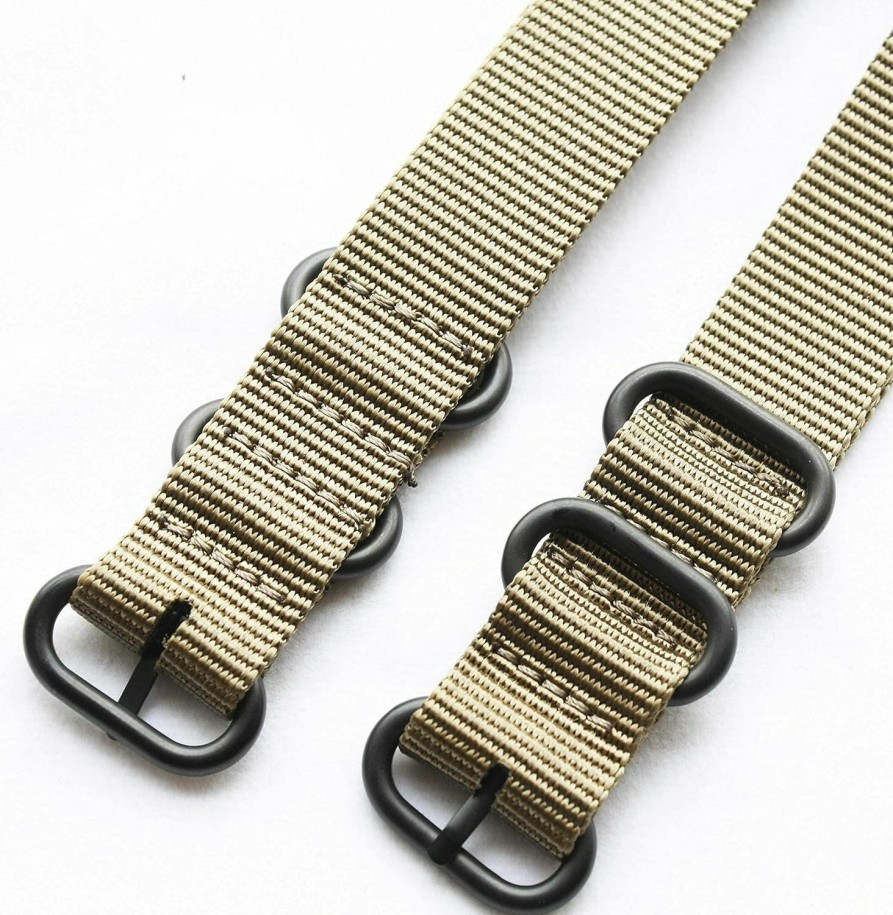 Online Arashen Zulu Strap 18/19/20/21/22/23/24/26Mm Nylon Watch Bands Replacement Military Canvas Watch Strap One Piece Watchband