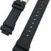 New NewLife Newlife Black Diamond | 16Mm Black, Rubber Polyurethane (Pu) Material Watchband | Comfortable, Smooth, Durable Replacement Watchstrap That Brings To Any Watch (For Men And Women)