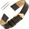 Online Gilden Gilden Ladies 10-14Mm Classic Calfskin Fashion Color Flat Leather Watch Band F60