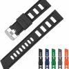 Best Generic Quick Release Rubber Band For Diving Watch, 22Mm 20Mm Quick Release Silicone Watch Bands For Men Women - Multiple Colors