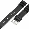 Best Voguestrap Voguestrap Tx2031Bk Allstrap 20Mm Polyurethane Black Watch Strap