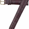 Online Hadley-Roma Hadley Roma Alligator Grain 16Mm Brown Italian Calfskin Watch Band