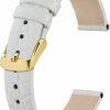 New BISONSTRAP Bisonstrap Leather Watch Straps, Soft Replacement Bands With Polished Buckle, 8Mm 10Mm 12Mm 14Mm 16Mm 18Mm 19Mm 20Mm