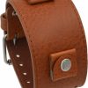 Wholesale REV Rev Big Guy Italian Design 22Mm Lug Width Wide Oily Cowhide Brown Leather Strap Cuff Watch Band Bg-5