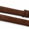 Online Cuir De Lyon Gorgeous 18Mm Brown Stitched Padded Distressed Leather Watch Band Fits Timex Expedition And Others