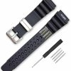 Hot Narako Rubber Curved Line Watch Band 20Mm 22Mm 24Mm Stainless Steel Loop Divers Model Replacement Watchstrap Fit For Seiko Watches