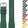 Clearance Generic Quick Release Rubber Band For Iwc Pilot Watches, Replacement Rubber Straps For Pilot Watches - Multiple Colors