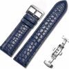 New MoreanBelt Moran Alligator Leather Quick Release Watch Band 18Mm 19Mm 20Mm 22Mm 23Mm 24Mm Replacement Genuine Crocodile Leather Loop Smartwatch Strap For Men Women