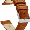 Wholesale BARTON WATCH BANDS Barton Watch Bands 15Mm Toffee Brown - Alligator Grain - Quick Release Leather Watch Bands