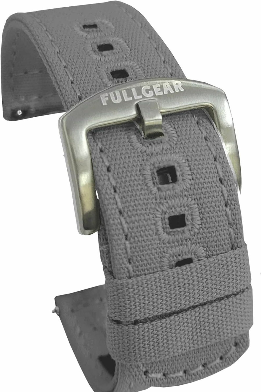 Best FullGear Fullgear 22Mm Quick Release Military Canvas Watch Replacement Strap Band Bracelet, Stainless Steel Buckle, For Men Women Uni