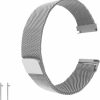 Clearance Cobee Cobee Metal Magnetic Watch Band, Mesh Woven Quick Release Watch Strap, Adjustable Stainless Steel Replacement Straps With Magnetic Clasp, Smart Sport Watch Wristbands For Men Women Teen