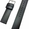 New NewLife Newlife 22Mm Black Rubber Pvc Material Watch Strap | Comfortable And Durable Replacement Wrist Band That Brings To Any Watch For Men And Women