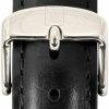 Online Ethan Eliot Ethan Eliot Classic Men'S Watch Band, Women'S Watch Band (Uni), 36Mm-38Mm Genuine Black Leather Strap With Silver Buckle (Es36-38-Slbk)