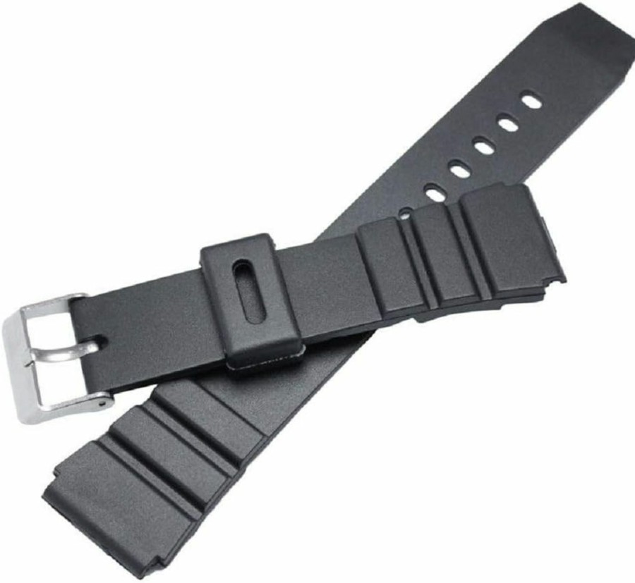 Wholesale Casio 22Mm Black Diver Rubber Watch Band Strap Fits Amw-320 Amw-330 Ad-520 Md-705