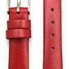 Wholesale NewLife 12Mm Red Genuine Calfskin Leather Watchband | Elegant, Flat, Smooth Replacement Wrist Watchstrap That Brings New Life To Any Watch (Womens Standard Length)