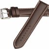 Online Hadley-Roma Hadley Roma Ms885 22Mm Brown Oil Tan Leather Contrast Stitched Watch Band