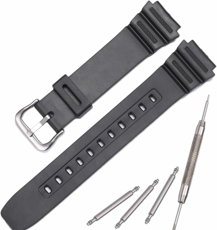 Best MCXGL Mcxgl Waterproof Resin Strap Compatible With Casio Ae-1100 Sgw500 W-218 F-108 Uni Replacement Watch Band Rubber Bracelet