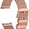 New WOCCI Wocci Metal Watch Bands For Men And Women, 316L Stainless Steel Woven Mesh, Quick Release Replacement Straps, 12Mm 14Mm 16Mm 18Mm 20Mm 22Mm