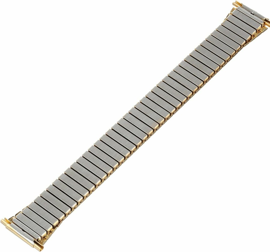 New Voguestrap Voguestrap Tx921Y Allstrap 15-19Mm Gold Long-Length Tapered Expansion Watchband