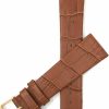 New Bandini Bandini Leather Watch Band Strap - Slim - 6Mm, 8Mm, 10Mm, 12Mm, 14Mm, 16Mm, 18Mm, 20Mm - Buffalo, Alligator, Lizard, Crocodile, Bark Pattern (Also Comes In Extra Long, Xl)