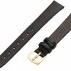 Online Hadley-Roma Hadley Roma Ls706 12Mm Regular Black Java Lizard Grain Ladies Watch Band