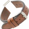 New Gilden Gilden 18-22Mm Uni Calfskin Leather V-Stitch Watch Band Fs71