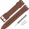 New Rihahisy Rihahisy 16Mm Ultra-Thin Silicone Rubber Watch Strap/Watch Band Replacement For Swatch