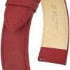 Hot BUZZUFY Buzzufy Hirsch Osiris Nubuk Red Watch Band Strap 20/18 Mm 03433061-2-20