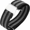 Hot JBR French Troops Parachute Style Watch Band - Elastic Fabric Nylon Waterproof Military Replacement Watch Strap - Choice Of Colors - 18Mm 20Mm 22Mm