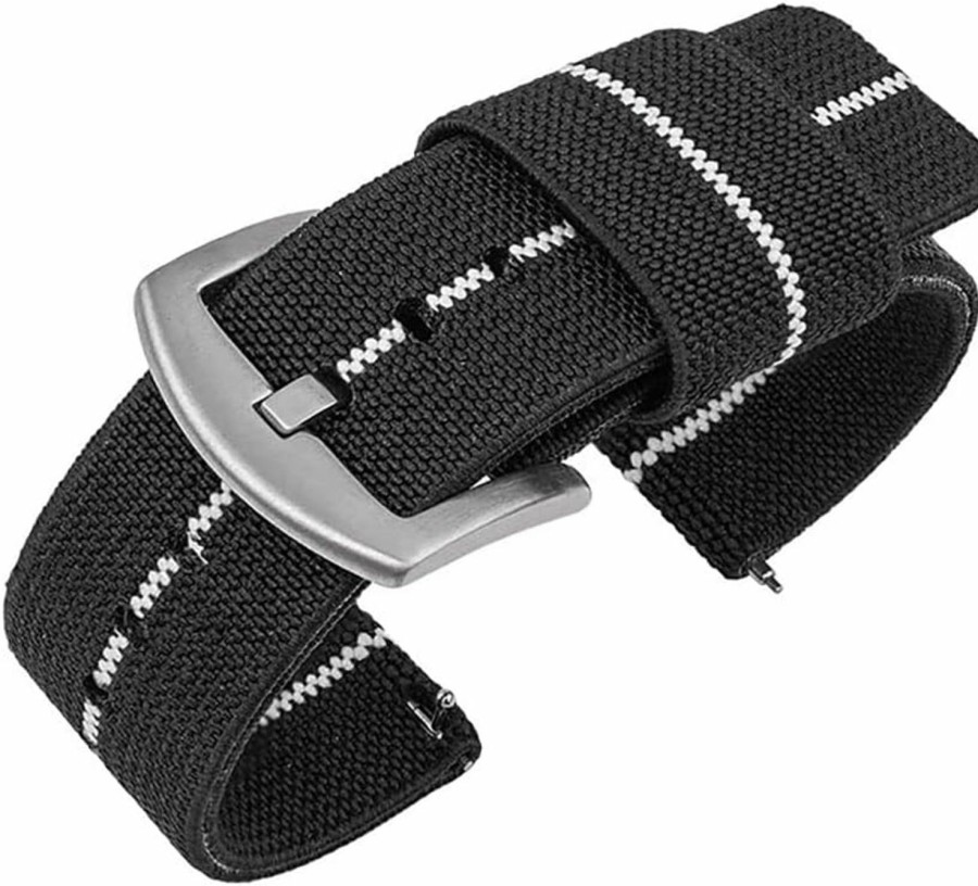 Online SKYK Quick Release Watch Bands,Stretchy Nylon Two-Piece Military Style Ballistic Watch Straps,Choice Of Color & Width,18Mm 20Mm 22Mm Or 24Mm For Men Women