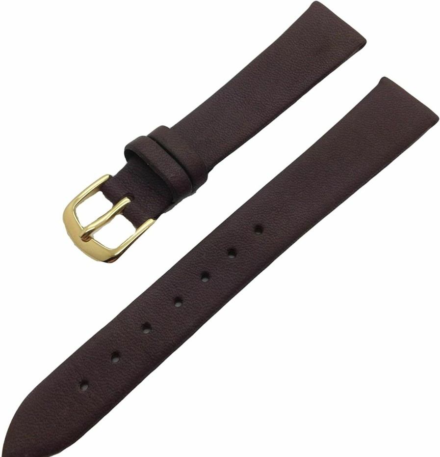 Wholesale Hadley-Roma Hadley Roma Ls831 12Mm Regular Brown Genuine Calfskin Ladies Watch Band