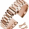 Hot Niziruoup Stainless Steel Watch Band 14Mm 16Mm 18Mm 19Mm 20Mm 21Mm 22Mm 24Mm Universal Metal Watch Strap Smartwatch Replacement Band Men Women Fit Most Traditional Watches